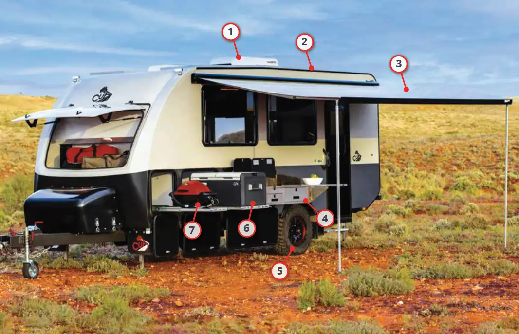 CUB C16 Caravan - Australian Made Caravan - Avaliable at Outback HQ